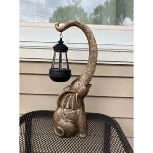 15" Outdoor Sculpture Figurine Statue Elephant Home Decorations
